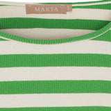 MARTA DU CHATEAU Marta du Chateau dame langærmet t-shirt MdcBegonia 7702 LS Tee Menta