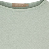 MARTA DU CHATEAU Marta du Chateau dame langærmet t-shirt MdcVionne 38915M Robyn LS Tee Mint370