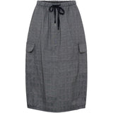 MARTA DU CHATEAU Marta du Chateau dame nederdel MdcPeridot 57179 Skirt Blue Check