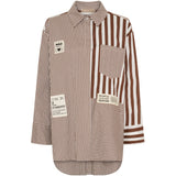 MARTA DU CHATEAU Marta du Chateau dame skjorte MdcBirch 258998 Shirt Moro Stripe