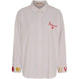 MARTA DU CHATEAU Marta du Chateau dame skjorte MdcBrith 2625/1 Shirt Beige