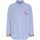 MARTA DU CHATEAU Marta du Chateau dame skjorte MdcBrith 2625/1 Shirt Sky Blue