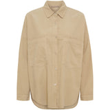 MARTA DU CHATEAU Marta du Chateau dame skjorte MdcColine 258037 Shirt Cappuccino5038