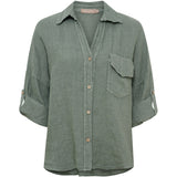 MARTA DU CHATEAU Marta du Chateau dame skjorte MdcDaira 266152 Shirt Militairy