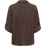 MARTA DU CHATEAU Marta du Chateau dame skjorte MdcDaira 266152 Shirt Mocha93913