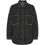 MARTA DU CHATEAU Marta du Chateau dame skjorte MdcEila MDC222-V8304 Shirt Grey