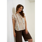 MARTA DU CHATEAU Marta du Chateau dame skjorte MdcJessalyn 8347 Shirt Moro1779ppb