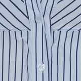 MARTA DU CHATEAU Marta du Chateau dame skjorte MdcKalina 7881 Shirt BlueScuro5888tpg