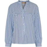 MARTA DU CHATEAU Marta du Chateau dame skjorte MdcKalina 7881 Shirt BlueScuro5888tpg