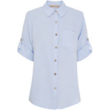 MARTA DU CHATEAU Marta du Chateau dame skjorte MdcKiara 258354 Shirt Celeste2389