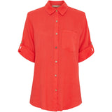 MARTA DU CHATEAU Marta du Chateau dame skjorte MdcKiara 258354 Shirt Red5604