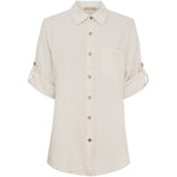 MARTA DU CHATEAU Marta du Chateau dame skjorte MdcKiara 258354 Shirt Sabbia1752