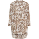 MARTA DU CHATEAU Marta du Chateau dame skjorte MdcLucca 259095 Shirt Brown