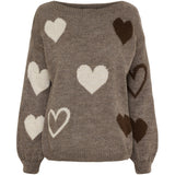 MARTA DU CHATEAU Marta du Chateau dame strik MdcAmarante 64023 Knit Fango