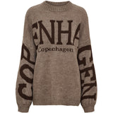 MARTA DU CHATEAU Marta du Chateau dame strik MdcAria 8111 OS Knit Fangomelange/Moro