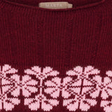 MARTA DU CHATEAU Marta du Chateau dame strik MdcBruna 8154 Restudsalg Bordeaux/Pink