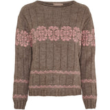 MARTA DU CHATEAU Marta du Chateau dame strik MdcBruna 8154 Restudsalg Fango/Rose