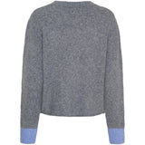 MARTA DU CHATEAU Marta du Chateau dame strik MdcCalla KNA052 Knit Grey/BlueW079