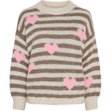 MARTA DU CHATEAU Marta du Chateau dame strik MdcCleo 6508 Knit Beige/Fango