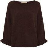 MARTA DU CHATEAU Marta du Chateau dame strik MdcElderflower 30003 Knit Chocolate2916