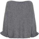 MARTA DU CHATEAU Marta du Chateau dame strik MdcElderflower 30003 Knit GrigioAntracite2901