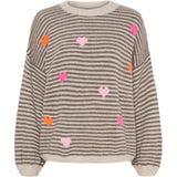MARTA DU CHATEAU Marta du Chateau dame strik MdcIndie 8112 Knit Beige/Fango