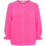 MARTA DU CHATEAU Marta du Chateau dame strik MdcJuliana 2413 Cardigan Fuxia Fluo