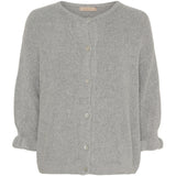 MARTA DU CHATEAU Marta du Chateau dame strik MdcJuliana 2413 Cardigan Light Grey