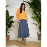 MARTA DU CHATEAU Marta du Chateau dame strik MdcJuliana 2413 Cardigan Orange14472