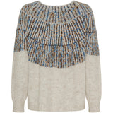 MARTA DU CHATEAU Marta du Chateau dame strik MdcLilia 24484 Restudsalg Crema/Blue