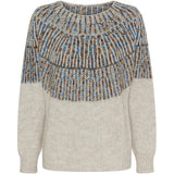 MARTA DU CHATEAU Marta du Chateau dame strik MdcLilia 24484 Restudsalg Crema/Blue