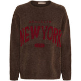 MARTA DU CHATEAU Marta du Chateau dame strik MdcMara KN8045 Knit Moro/Bordeaux