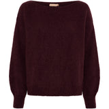MARTA DU CHATEAU Marta du Chateau dame strik MdcRosa 5102 Knit Melanzana