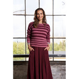 MARTA DU CHATEAU Marta du Chateau dame strik MdcVictorine 25484 Knit Cipola0065/Vino0029