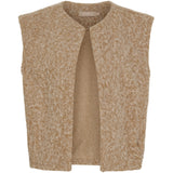 MARTA DU CHATEAU Marta du Chateau dame strik vest MdcCapella 7600 Knit Vest Camello4