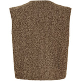 MARTA DU CHATEAU Marta du Chateau dame strik vest MdcCapella 7600 Knit Vest Camello5