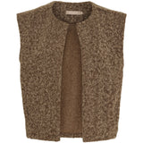 MARTA DU CHATEAU Marta du Chateau dame strik vest MdcCapella 7600 Knit Vest Camello5