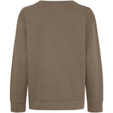 MARTA DU CHATEAU Marta du Chateau dame sweatshirt MdcAnnemette J-639 Sweatshirt Fango