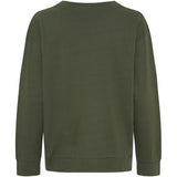 MARTA DU CHATEAU Marta du Chateau dame sweatshirt MdcAnnemette J-639 Sweatshirt Military