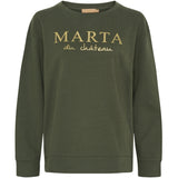 MARTA DU CHATEAU Marta du Chateau dame sweatshirt MdcAnnemette J-639 Sweatshirt Military