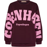MARTA DU CHATEAU Marta du Chateau dame sweatshirt MdcHibiscus 22659 Sweatshirt Bordeaux