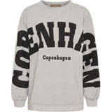 MARTA DU CHATEAU Marta du Chateau dame sweatshirt MdcHibiscus 22659 Sweatshirt Grey/Black