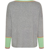 MARTA DU CHATEAU Marta du Chateau dame sweatshirt MdcRachelle 6575/B Sweatshirt Grigio/Verde