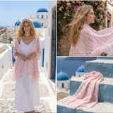 MARTA DU CHATEAU Marta du Chateau dame tørklæde MdcBarbera FA37240 Scarf Pink