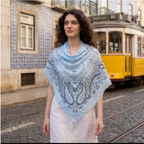 MARTA DU CHATEAU Marta du Chateau dame tørklæde MdcCaitlyn FA37257 Scarf Light blue