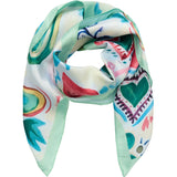 MARTA DU CHATEAU Marta du Chateau dame tørklæde MdcFinja BA-Scarf Scarf Green3329