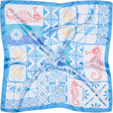 MARTA DU CHATEAU Marta du Chateau dame tørklæde MdcJuline FA-Scarf Scarf Blue11114