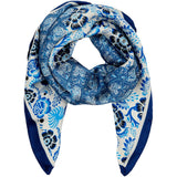 MARTA DU CHATEAU Marta du Chateau dame tørklæde MdcJuline FA-Scarf Scarf Blue3874