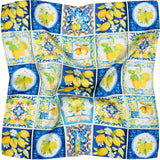 MARTA DU CHATEAU Marta du Chateau dame tørklæde MdcJuline FA-Scarf Scarf Blue/Yellow3925