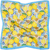 MARTA DU CHATEAU Marta du Chateau dame tørklæde MdcJuline FA-Scarf Scarf Blue/Yellow3926